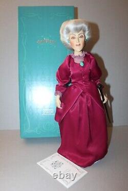 Vintage Disney's Cinderella Lady Tremaine Porcelain Doll 19 Limited Edition