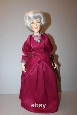 Vintage Disney's Cinderella Lady Tremaine Porcelain Doll 19 Limited Edition