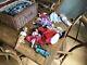 Vintage Doll Collection (x10), Plus Basket, Bag, Comb And Brush