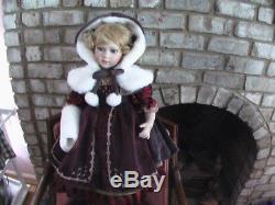 Vintage Doll Gwendolyn Dalton Product Corp. Porcelain 30 Inches of Loveliness