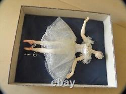 Vintage Doll. Handmade, porcelain art, Ballerina