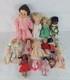 Vintage Doll Lot 15pc Vinyl Baby Porcelain Bisque Folk Fashion Dolls 1950s 90s
