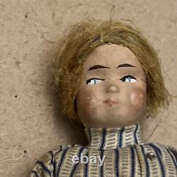 Vintage Doll Made In Soviet Union/porcelain Face/ Original Clothing, HP, HM