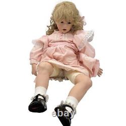 Vintage Doll by Donna Rubert Artworks 1992 Porcelain Sitting Large Doll Shay