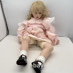 Vintage Doll by Donna Rubert Artworks 1992 Porcelain Sitting Large Doll Shay