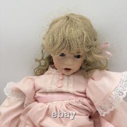 Vintage Doll by Donna Rubert Artworks 1992 Porcelain Sitting Large Doll Shay