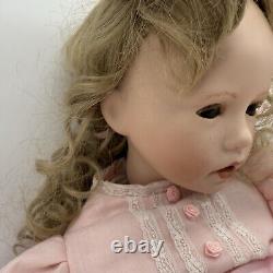 Vintage Doll by Donna Rubert Artworks 1992 Porcelain Sitting Large Doll Shay