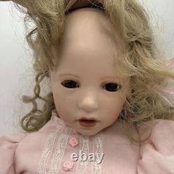 Vintage Doll by Donna Rubert Artworks 1992 Porcelain Sitting Large Doll Shay