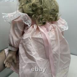 Vintage Doll by Donna Rubert Artworks 1992 Porcelain Sitting Large Doll Shay