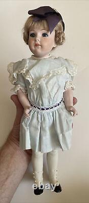 Vintage Doll by Ellery Thorpe Elizabeth 1950s Porcelain Head Hands Legs RARE D2