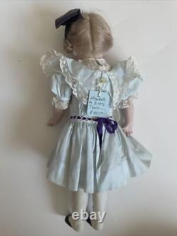 Vintage Doll by Ellery Thorpe Elizabeth 1950s Porcelain Head Hands Legs RARE D2
