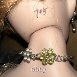 Vintage Donna Robert 23 Inches Porcelain Doll 2005 Nr 705 Broken Finger, Heel