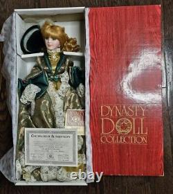 Vintage Dynasty Doll Collection Kendall 20 Porcelain Doll, In Box WithCOA