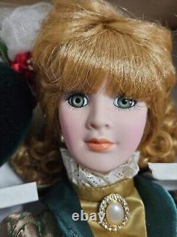 Vintage Dynasty Doll Collection Kendall 20 Porcelain Doll, In Box WithCOA