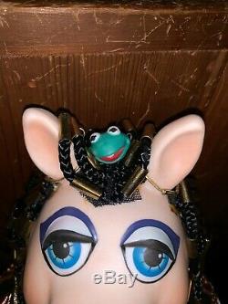 Vintage ENESCO Miss Piggy Cleopigtra Cleopatra Porcelain Doll from 1983 RARE