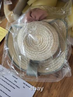 Vintage Elite Dolls Collection Porcelain Chamain 24 Doll WithStand & Certificate