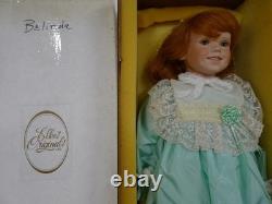 Vintage Elke Hutchens Bellinda 25 Porcelain Doll in Original Box 244/400 COA
