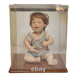 Vintage Elke Hutchens Lil' Punkin Porcelain Creepy Doll with Piercing Evil Eyes