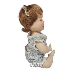 Vintage Elke Hutchens Lil' Punkin Porcelain Creepy Doll with Piercing Evil Eyes