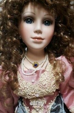 Vintage Emerald Doll Collection Victorian Porcelain Doll 28