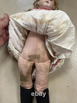 Vintage Ernst Heubach 1900-4/0 German Antique Doll Porcelain Bisque Horseshoe