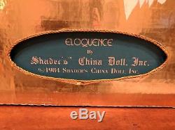 Vintage Erte Eloquence Art Deco 20 Porcelain Doll Shader's China Doll