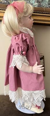 Vintage FAYZAH SPANOS Porcelain Doll GRACE LE 470/2000, 1993, 24 in