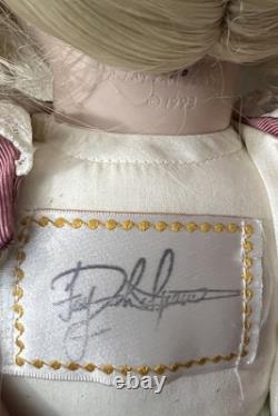 Vintage FAYZAH SPANOS Porcelain Doll GRACE LE 470/2000, 1993, 24 in