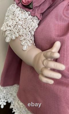 Vintage FAYZAH SPANOS Porcelain Doll GRACE LE 470/2000, 1993, 24 in