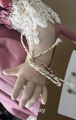 Vintage FAYZAH SPANOS Porcelain Doll GRACE LE 470/2000, 1993, 24 in