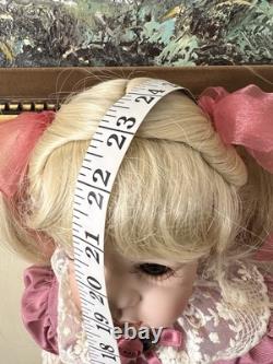 Vintage FAYZAH SPANOS Porcelain Doll GRACE LE 470/2000, 1993, 24 in