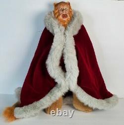 Vintage Franklin Heirloom Dolls Wizard Of Oz Cowardly Lion Doll 20 withTags 1986