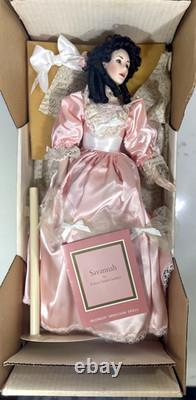 Vintage Franklin Heirloom Porcelain Dolls Savannah Southern Belle 1987