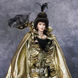 Vintage Franklin Mint Heirloom Queen of the Masquerade Ball Porcelain Doll