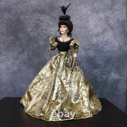 Vintage Franklin Mint Heirloom Queen of the Masquerade Ball Porcelain Doll