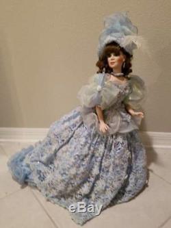 Vintage Franklin Mint Morning Glory Porcelain Doll 22H