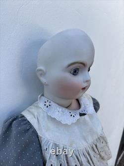 Vintage French Bru Junr Nordic Réplica Dressed Doll 35 Inches Tall