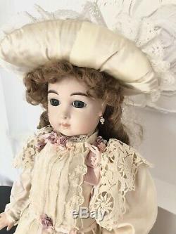 Vintage French Jumeau Reproduction Bisque Head Vernon Seeley Body Doll