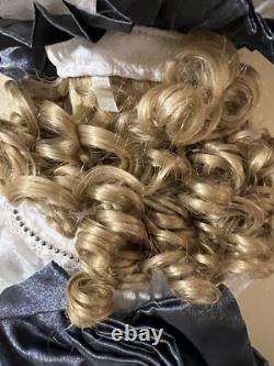 Vintage Full Porcelain DollKaitlyn &TeddyBy Janis Berard, 21 in