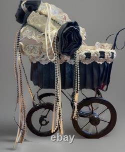 Vintage Full Porcelain DollKaitlyn &TeddyBy Janis Berard, 21 in