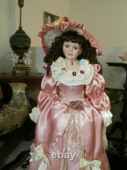 Vintage Genuine Porcelain Doll Large 42inch New At Master Piece Life Like