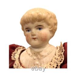 Vintage German Bisque Parian Porcelain Doll 15