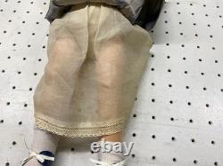 Vintage German Composite Doll Blonde with Bell 16