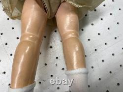 Vintage German Composite Doll Blonde with Bell 16