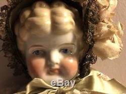 Vintage German Porcelain China Doll 19 1/2 L