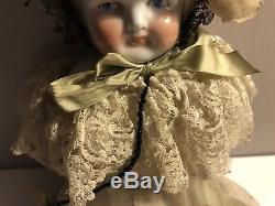 Vintage German Porcelain China Doll 19 1/2 L