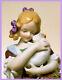 Vintage German Porcelain Pincushion Half Doll Liquidation Girl Holding Cat