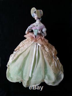 Vintage German Porcelain Pincushion Half Doll Liquidation Lottie, Lottchen