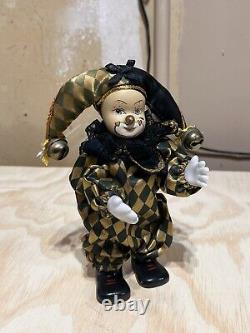 Vintage German Porcelain clown doll