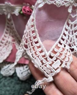 Vintage German Style China Head Porcelain Doll Extra Large 32 Inches